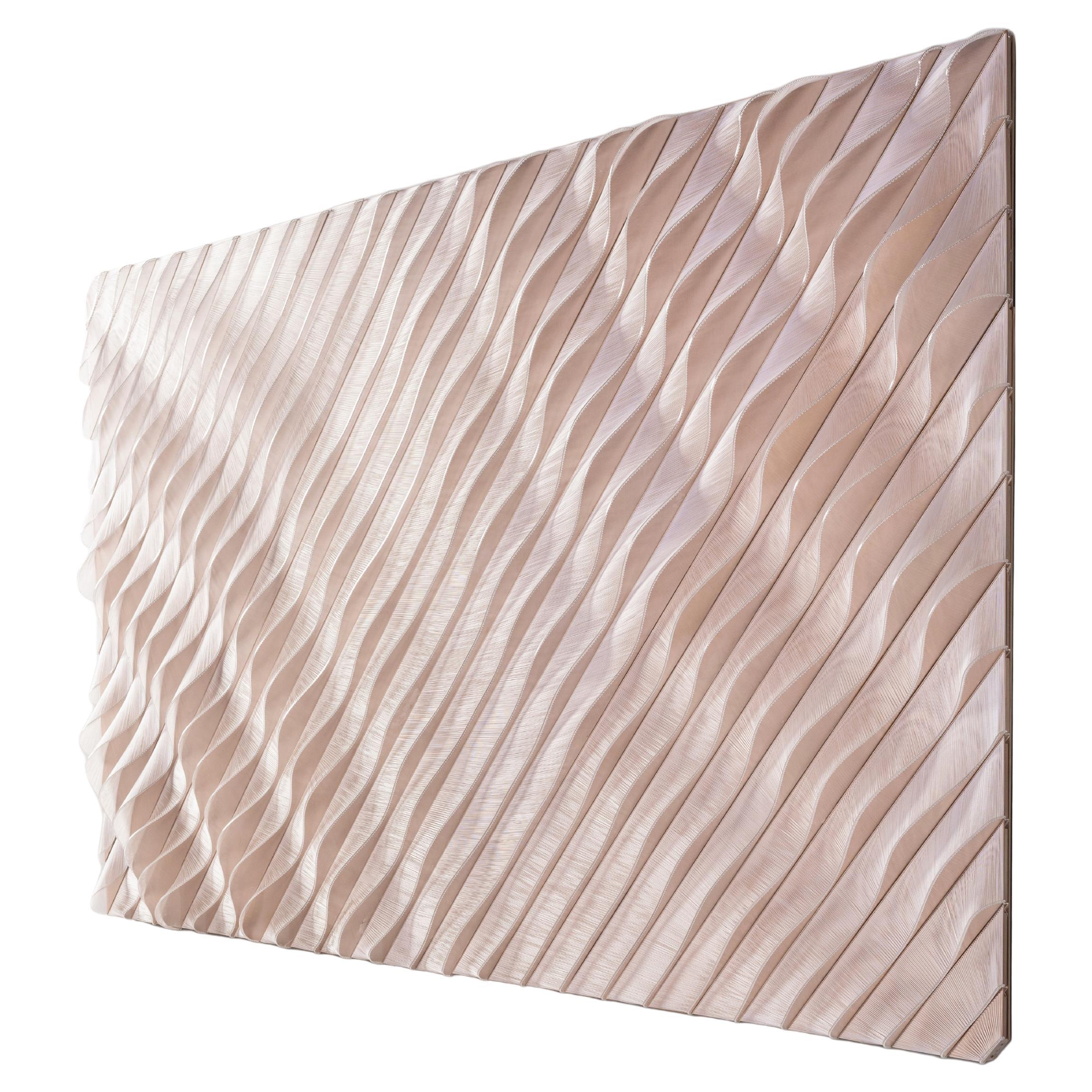 Olas de hilos de Piegatto Una escultura textil contemporánea en venta