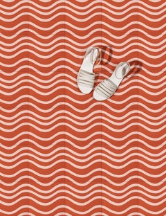 Wavey Terracotta Lotus