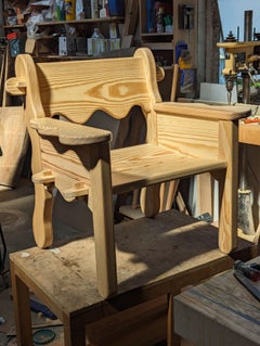 Wavy Lounge Chair - by James Torble, Loose Fit Furniture