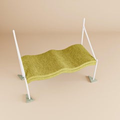 Wavy Upholstered Bench by Rejo Studio