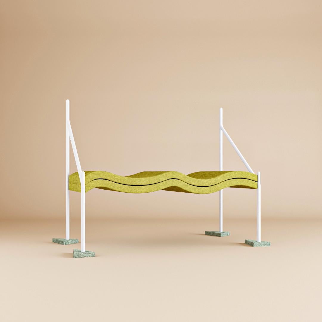 wavy bench