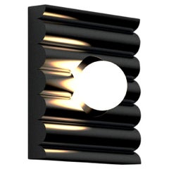 Wavy Wall Sconce from Cadenza,  Black, Made to Order