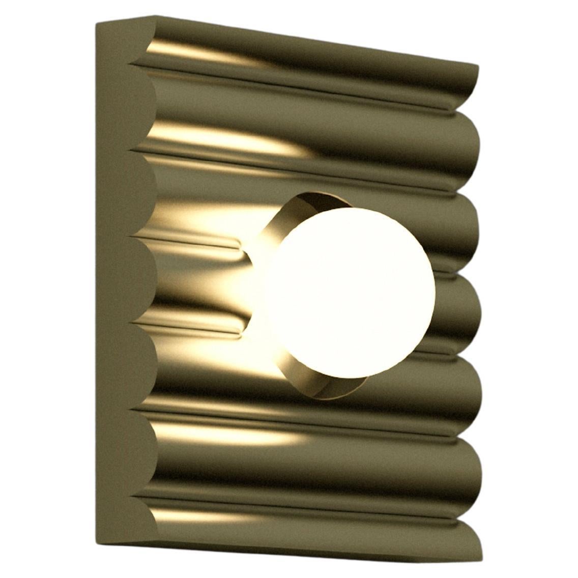 Wavy Wall Sconce from Cadenza, Gold
