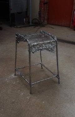 Wax Aluminum Stool by Saturday Yard Work