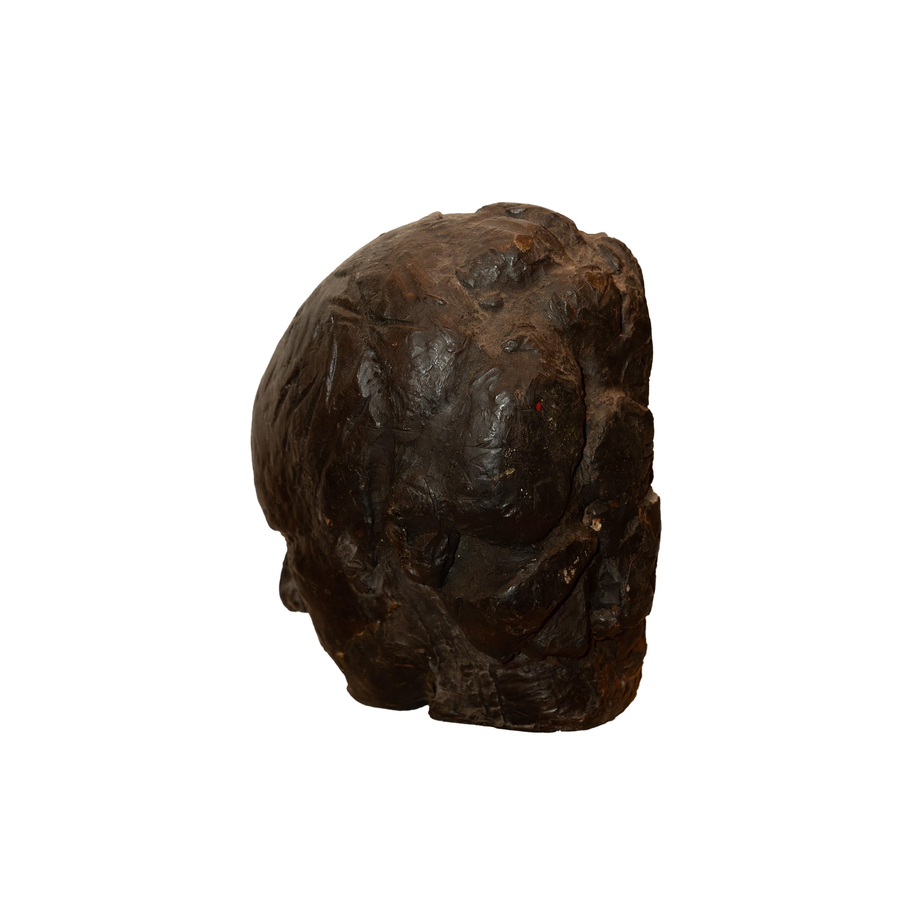 Escultura de cabeza de cera Moderno en venta