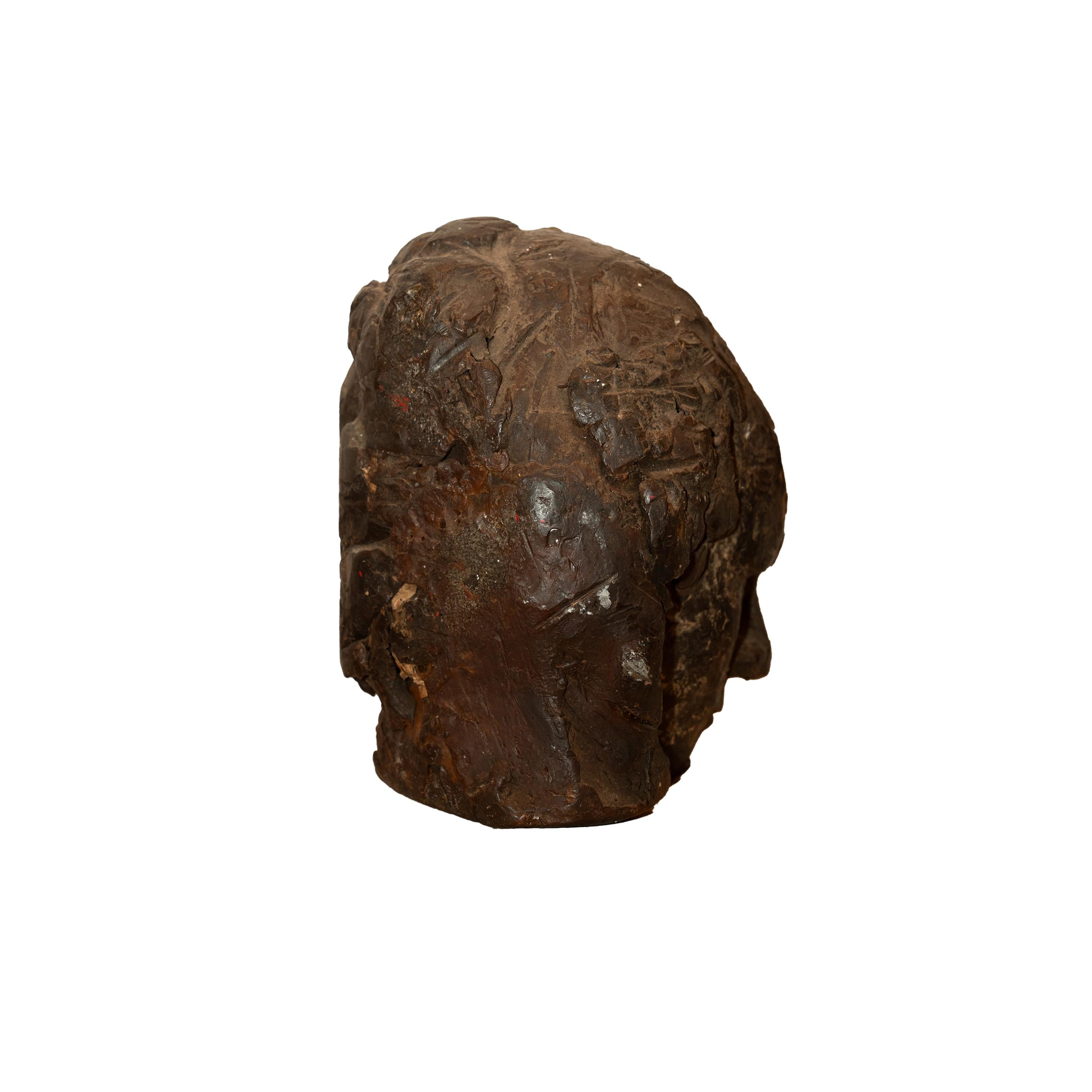 Escultura de cabeza de cera en Excelente estado para la venta en Atlanta, GA