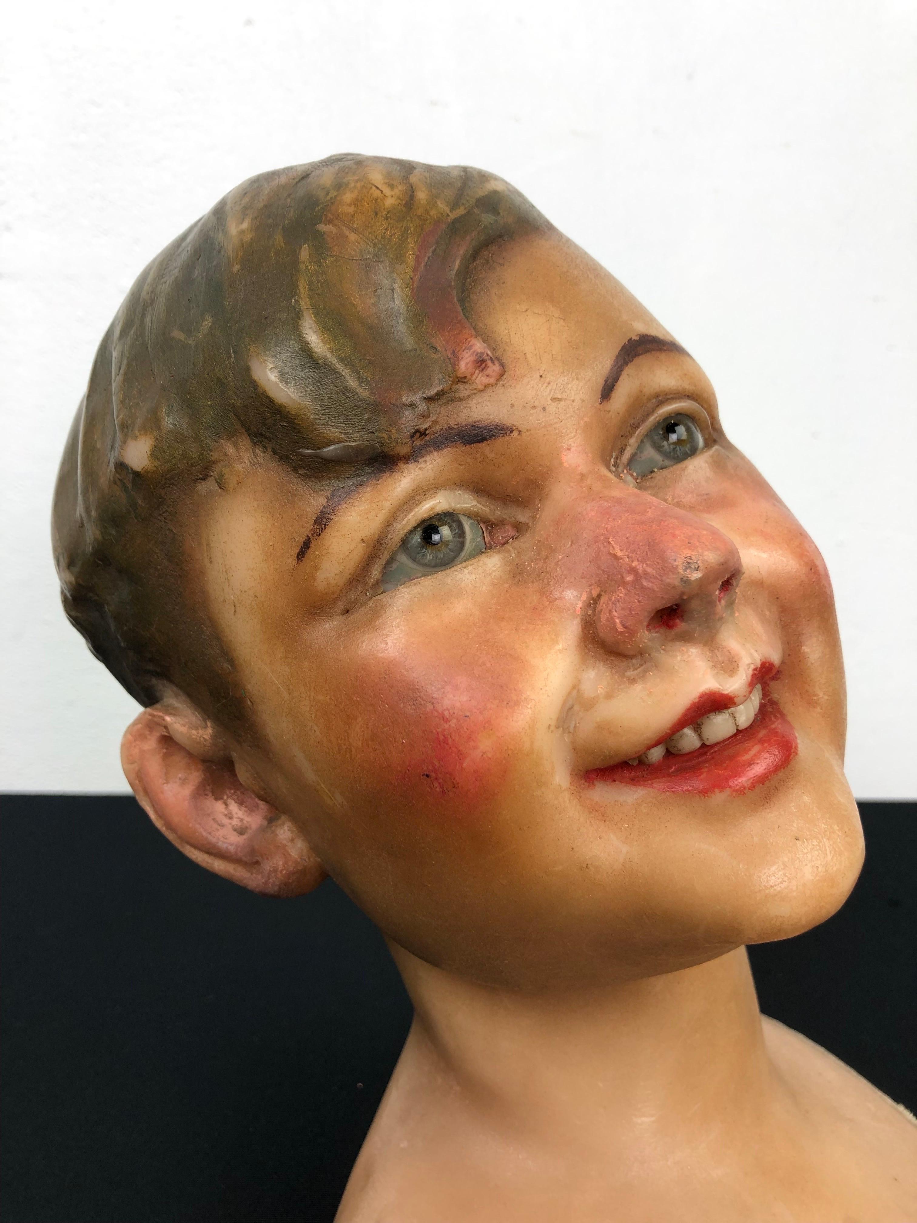 boy mannequin head