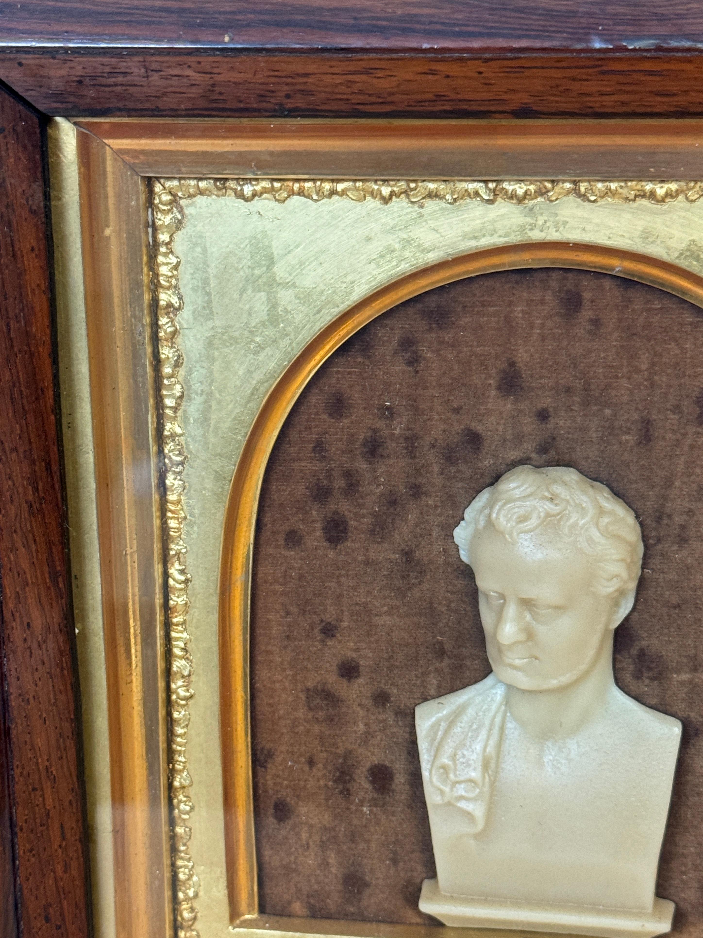 Retrato en cera de William Motherwell, poeta escocés (1797-1835) por John Fillans Regencia en venta