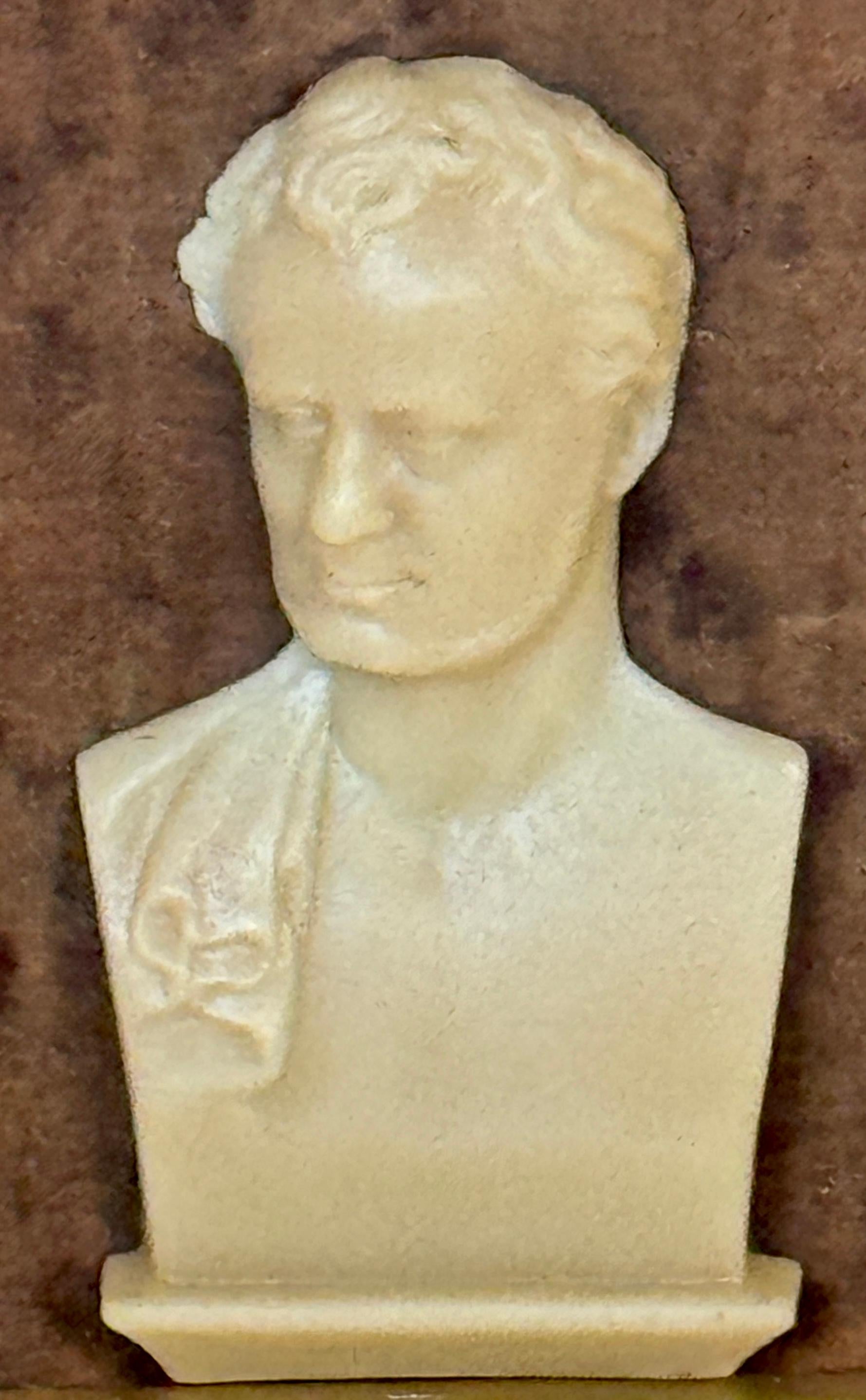 Retrato en cera de William Motherwell, poeta escocés (1797-1835) por John Fillans siglo XIX en venta