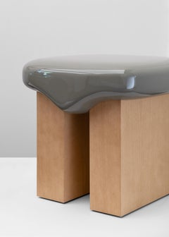 Wax Sculptural Designer Seating in Glossy, Made in Italy (sièges sculpturaux design en cire brillante, fabriqués en Italie)