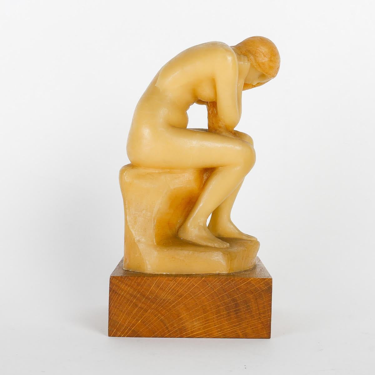 French Wax Sculpture by Hervé Vernhes, 20th Century. For Sale