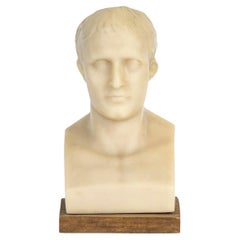 Wax Sculpture of a Bust of a Man, 20th Century.