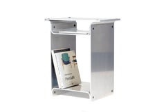 Waxed Aluminum Side Table