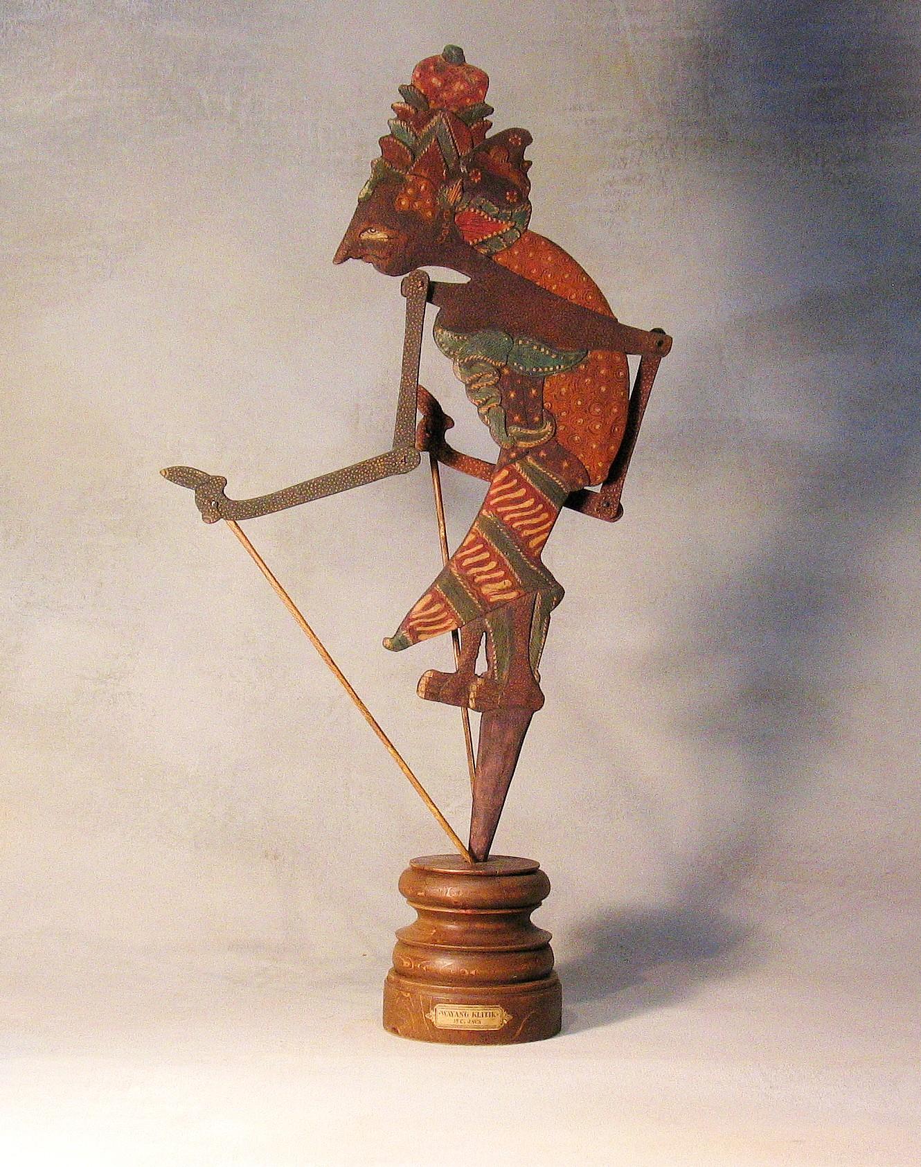 Java Puppet Wayang Klitik Shadow Puppet Java, 19th century For Sale at 1stDibs