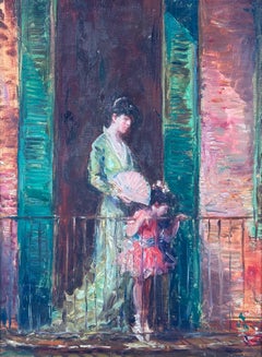 From a Balcony, French Quarter, New Orleans