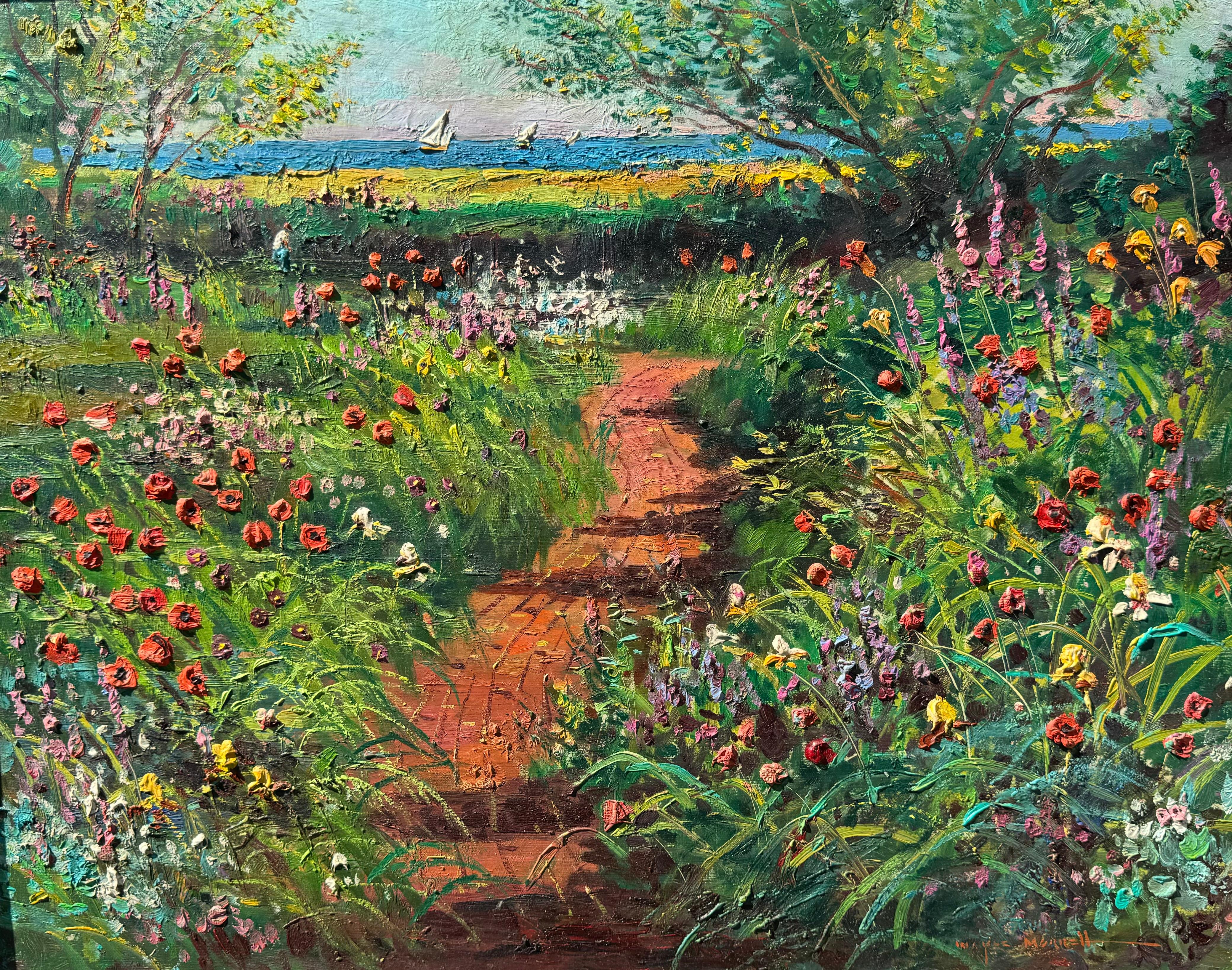 Wayne Beam Morrell (1923 - 2013) fue un prolífico pintor de Nueva Inglaterra cuyos mejores temas fueron los jardines junto al mar.

Morrell es miembro de Allied Artists of America, Grand Central Art Galleries, American Artists Professional League,