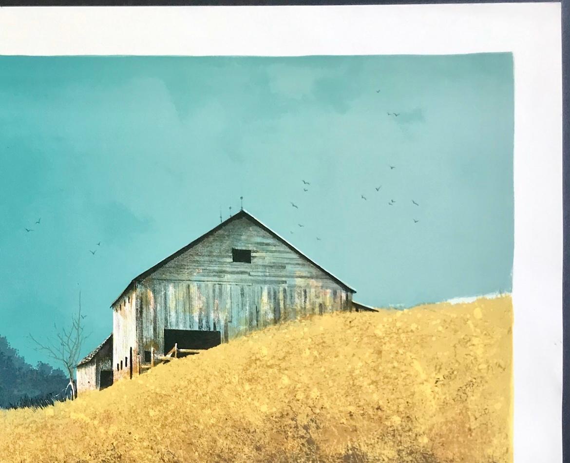 EL ARCO IRIS DE COOPER es una litografía original, dibujada a mano, de edición limitada, del pintor estadounidense Wayne Cooper, impresa en Nueva York con técnicas litográficas manuales tradicionales (no es una reproducción fotográfica ni una