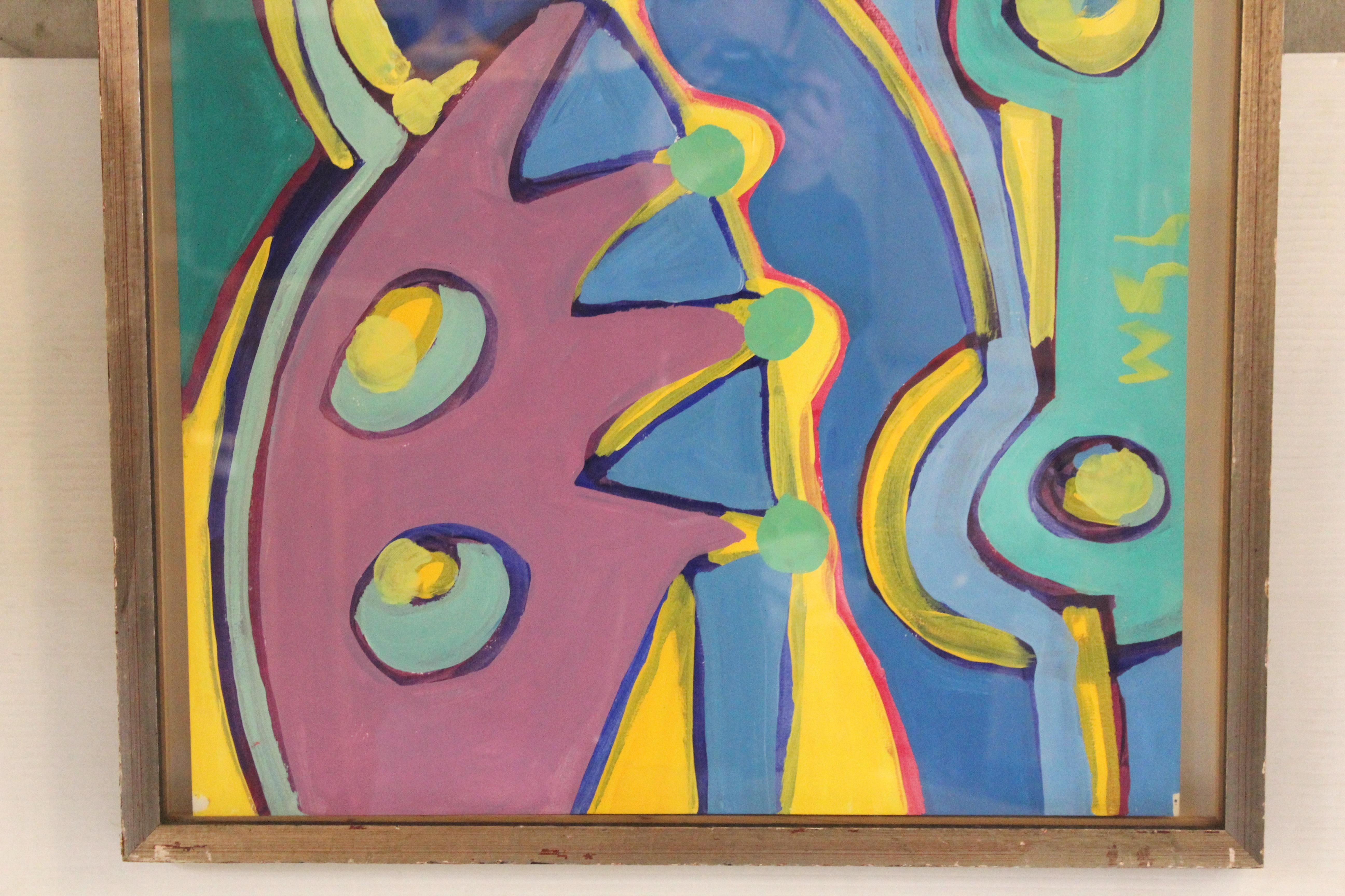 Wayne Cunningham Aguada sobre papel (lote de 3) en venta 7