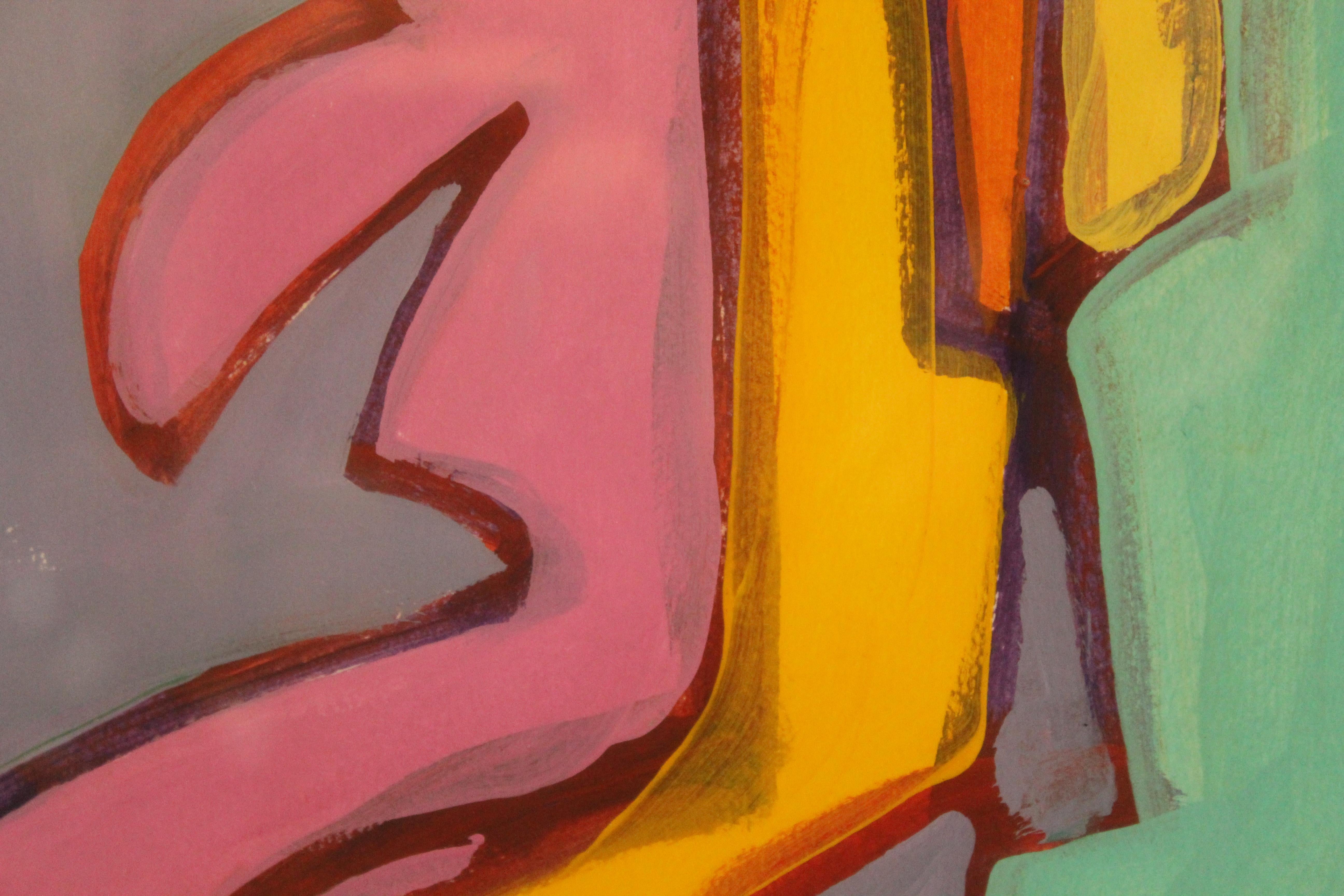 Wayne Cunningham Aguada sobre papel (lote de 3) en venta 1