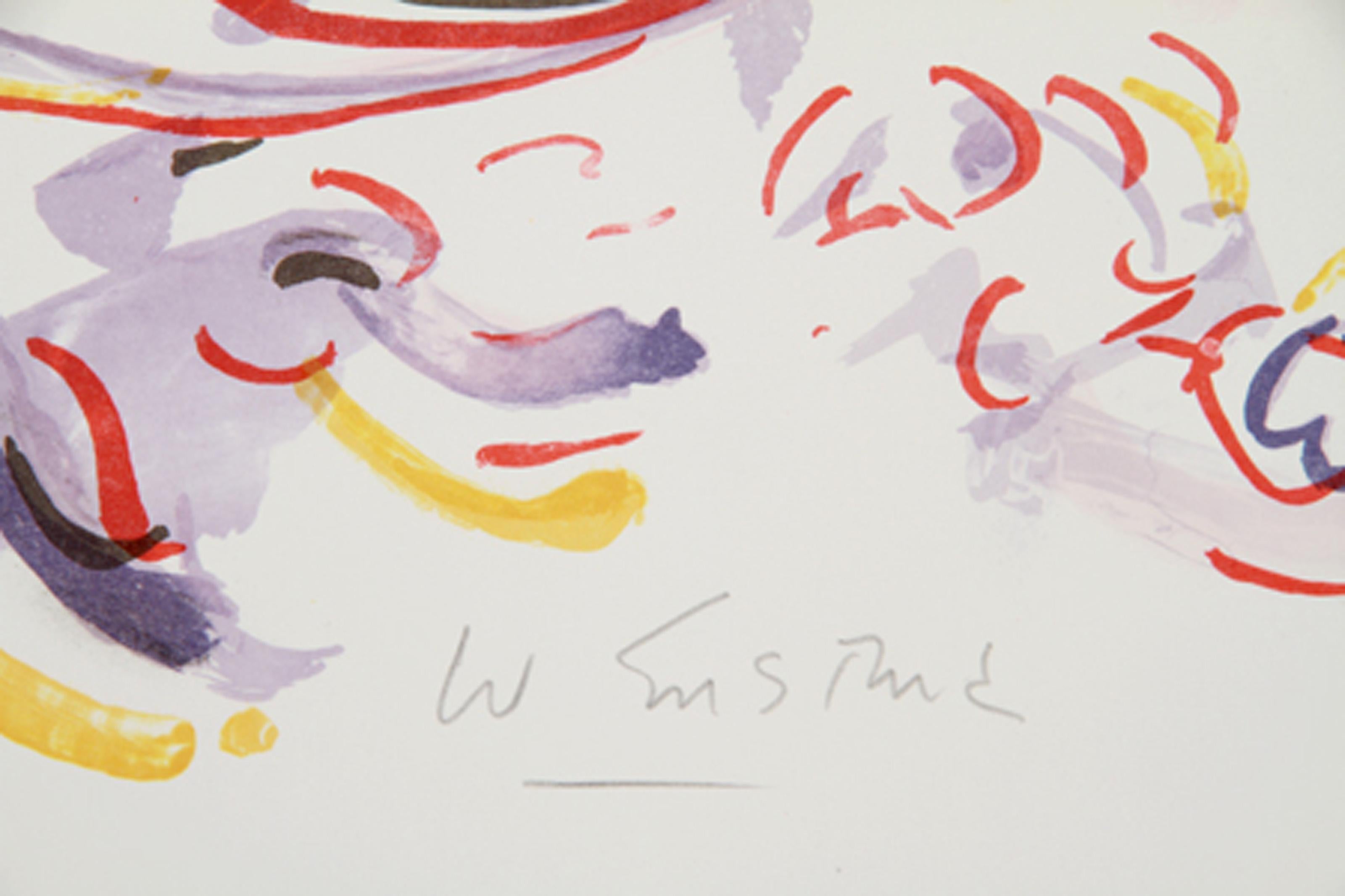 Nachnoon, impressionistische Lithographie von Wayne Ensrud im Angebot 2