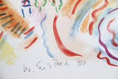 Castello di Berna, litografia impressionista di Wayne Ensrud