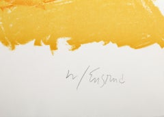 Bouquet blu, litografia impressionista di Wayne Ensrud