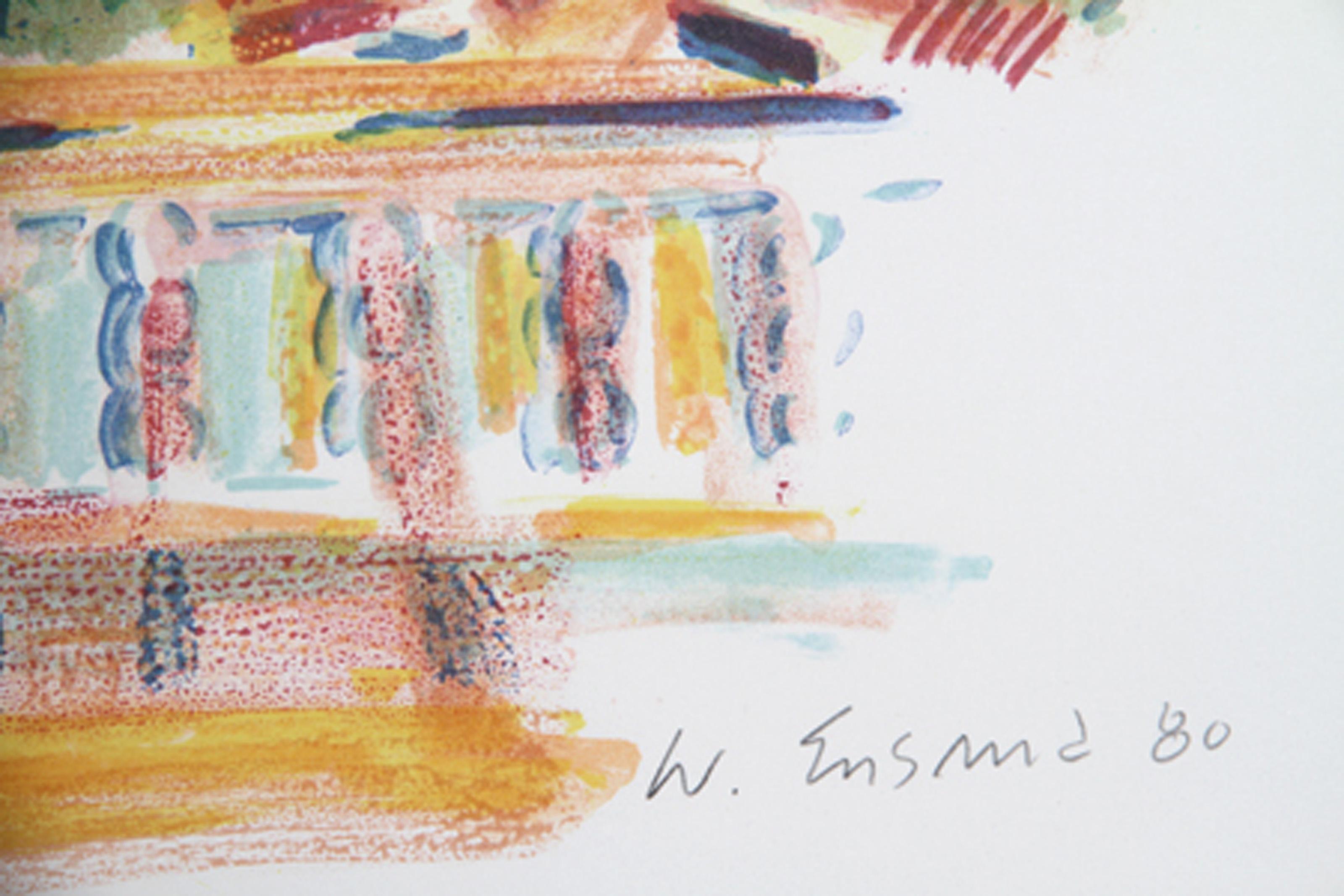 Florence, impressionistische Lithographie von Wayne Ensrud im Angebot 2
