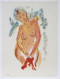 Danse de fleurs, lithographie impressionniste de Wayne Ensrud