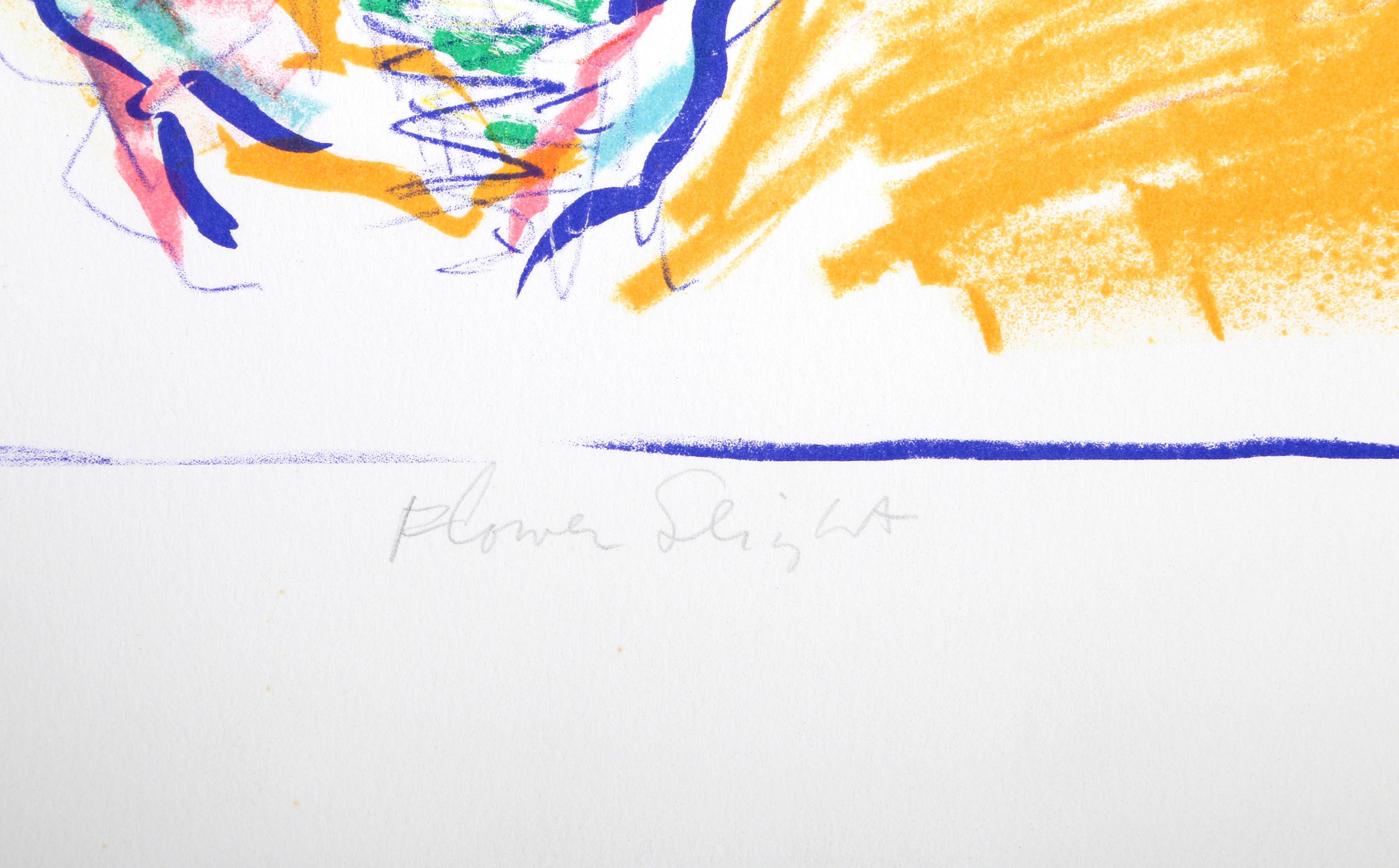 Flower Flight, lithographie impressionniste de Wayne Ensrud en vente 4