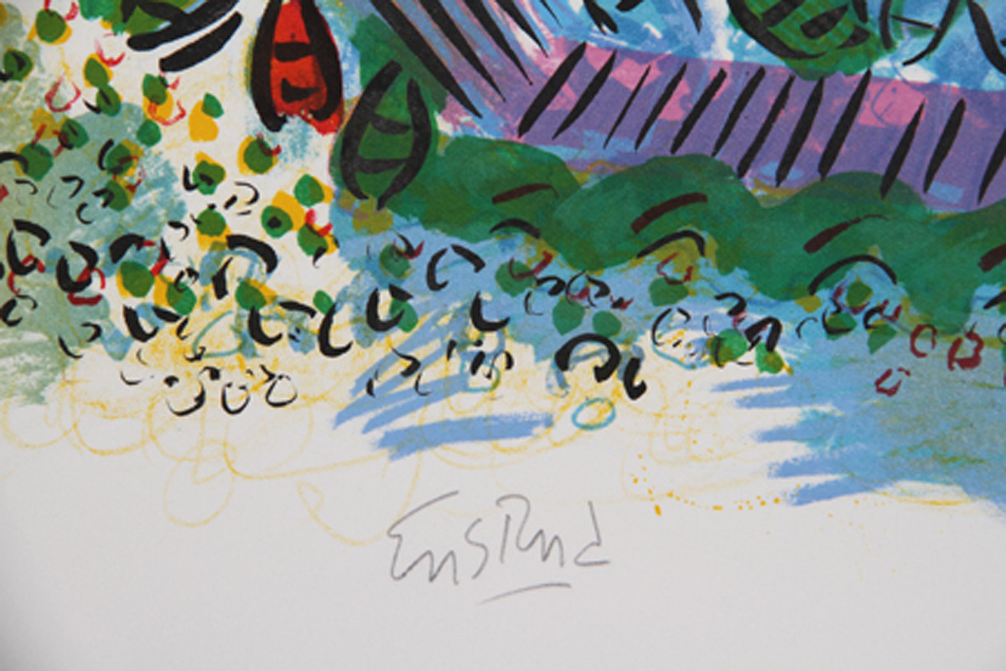 Potters Point, Impressionist Lithograph by Wayne Ensrud For Sale 2