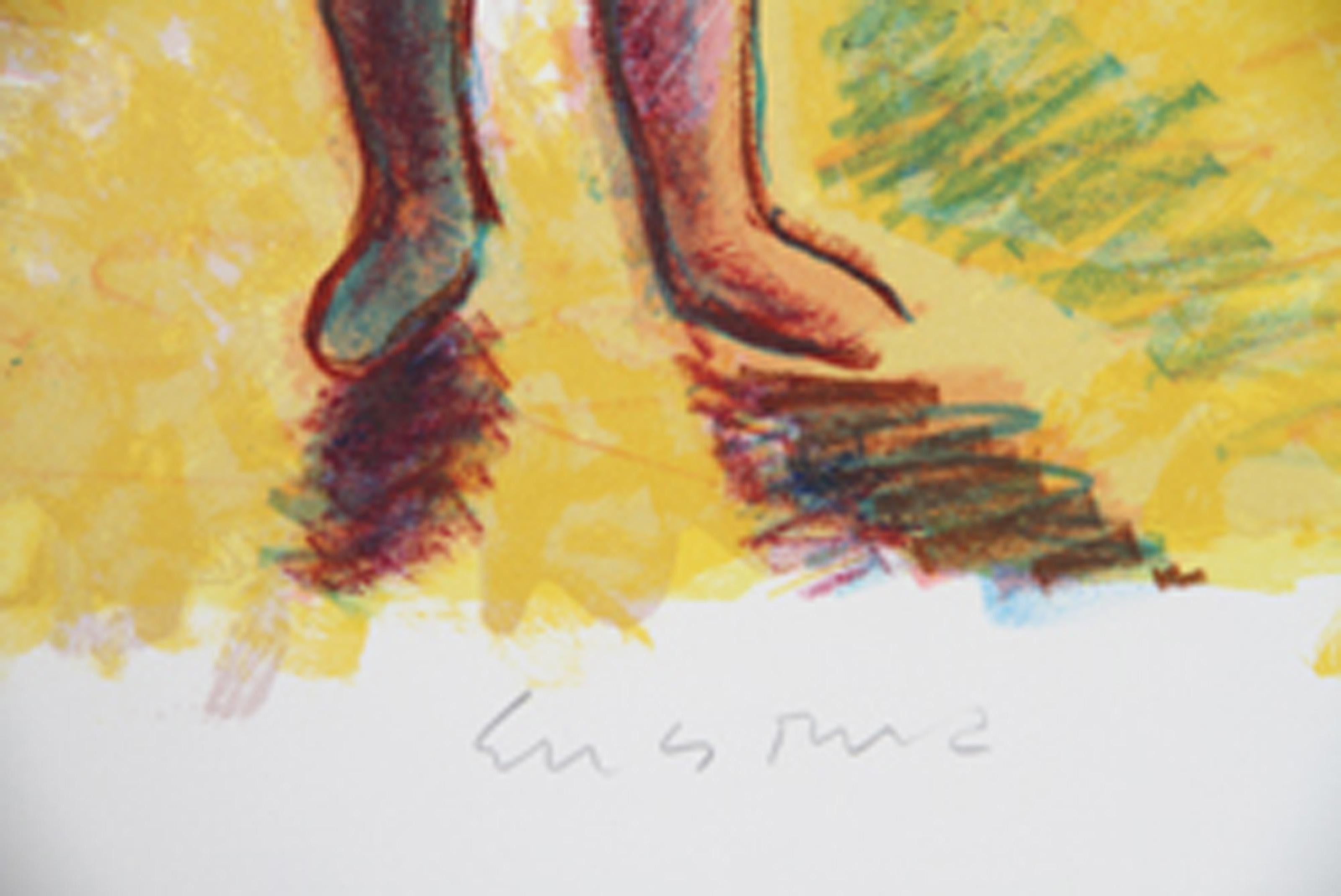 Rehearsal, Impressionist Lithograph by Wayne Ensrud For Sale 2