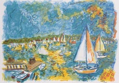 Lithographie impressionniste de Wayne Ensrud