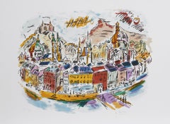 Lithographie impressionniste de Wayne Ensrud
