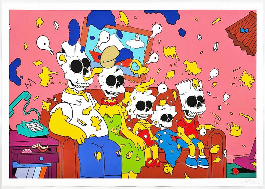 Wayne Ensrud Portrait Print - SIMPSONS NUCLEAR FAMILY