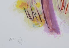 Urbino, litografia impressionista di Wayne Ensrud