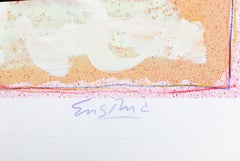 Wildblumen:: handgemalte Lithographie von Wayne Ensrud