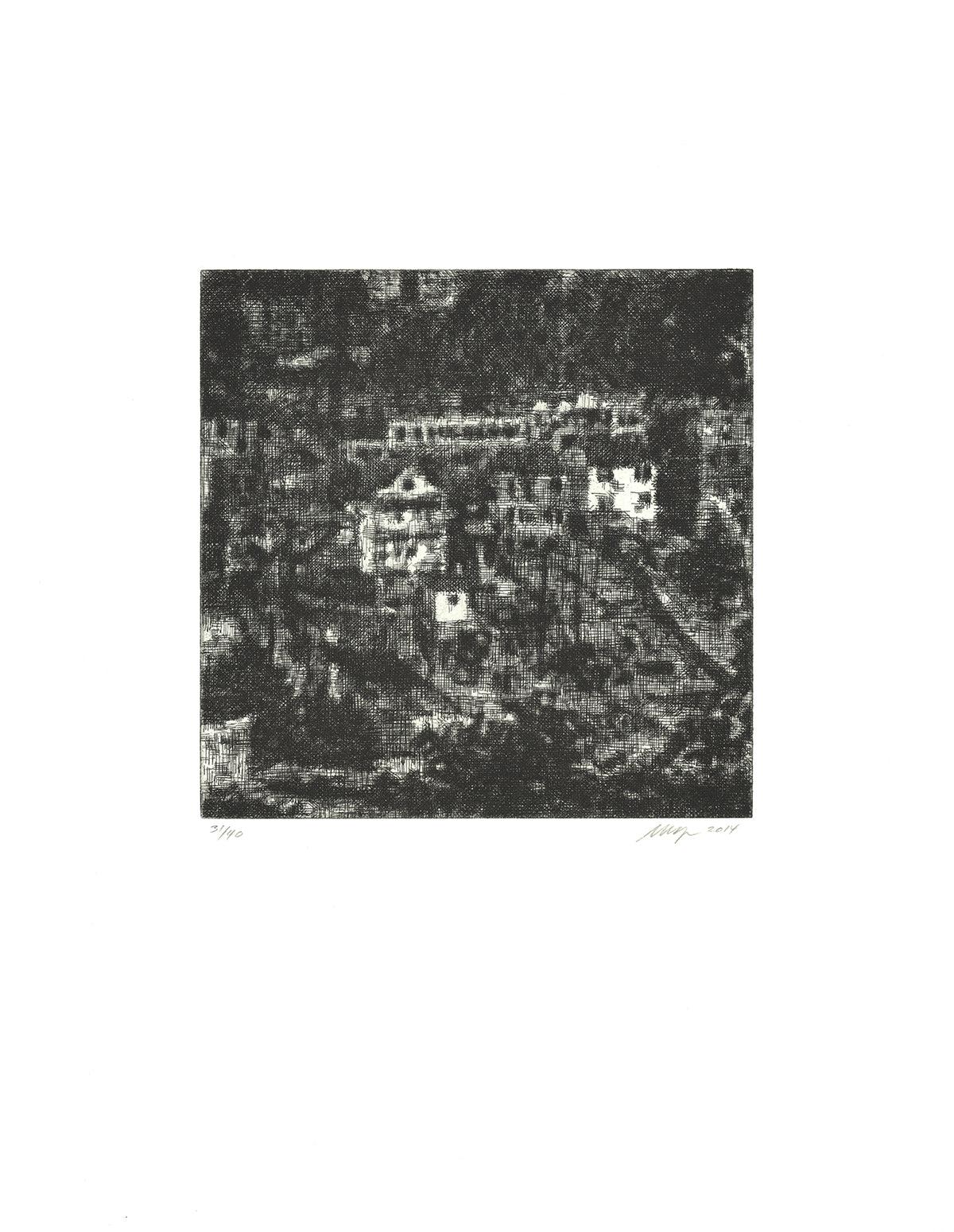 A portfolio of five copper plate etchings by Wayne Gonzales, expertly crafted on 300 GSM Hahnemuhle paper. Limited to an edition of 40, with 10 artist’s proofs, these etchings showcase Gonzales’s dynamic style and attention to detail. Printed by the