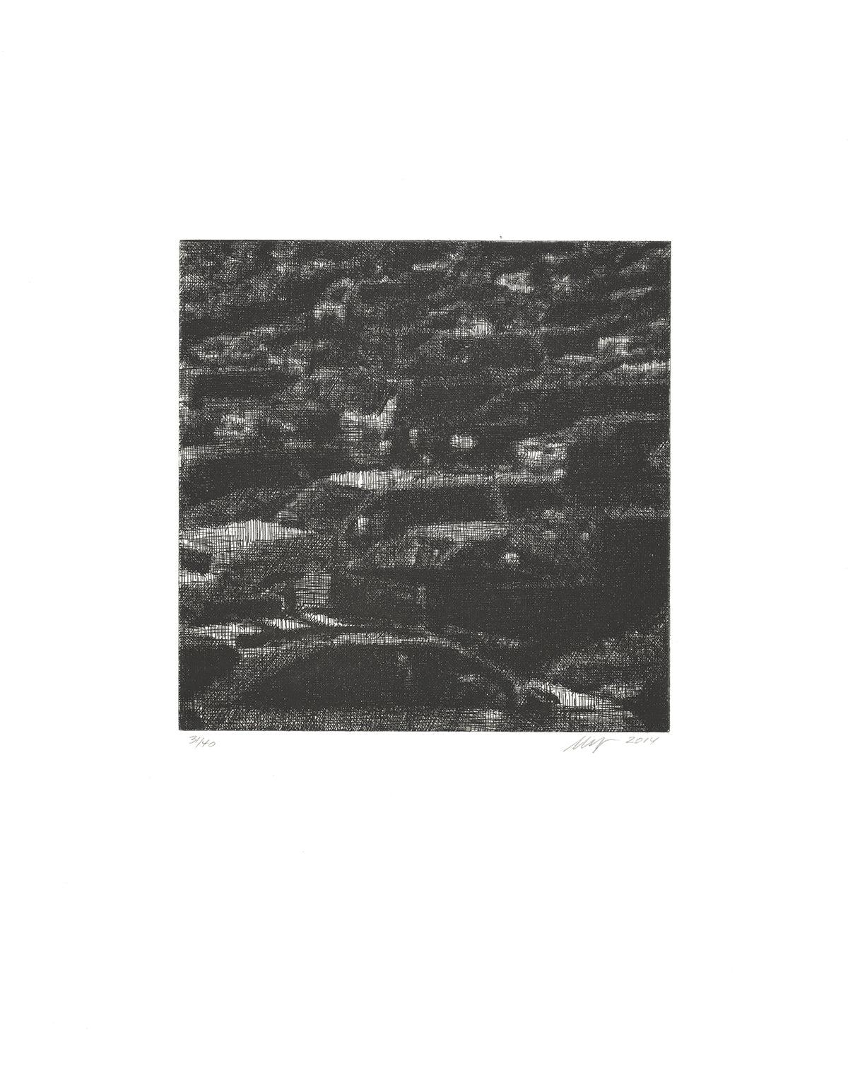 2014 Wayne Gonzales 'CROWD' Portfolio with Five Etchings For Sale 4