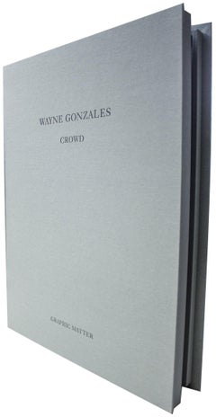 2014 Wayne Gonzales 'CROWD' Gray Belgium Book