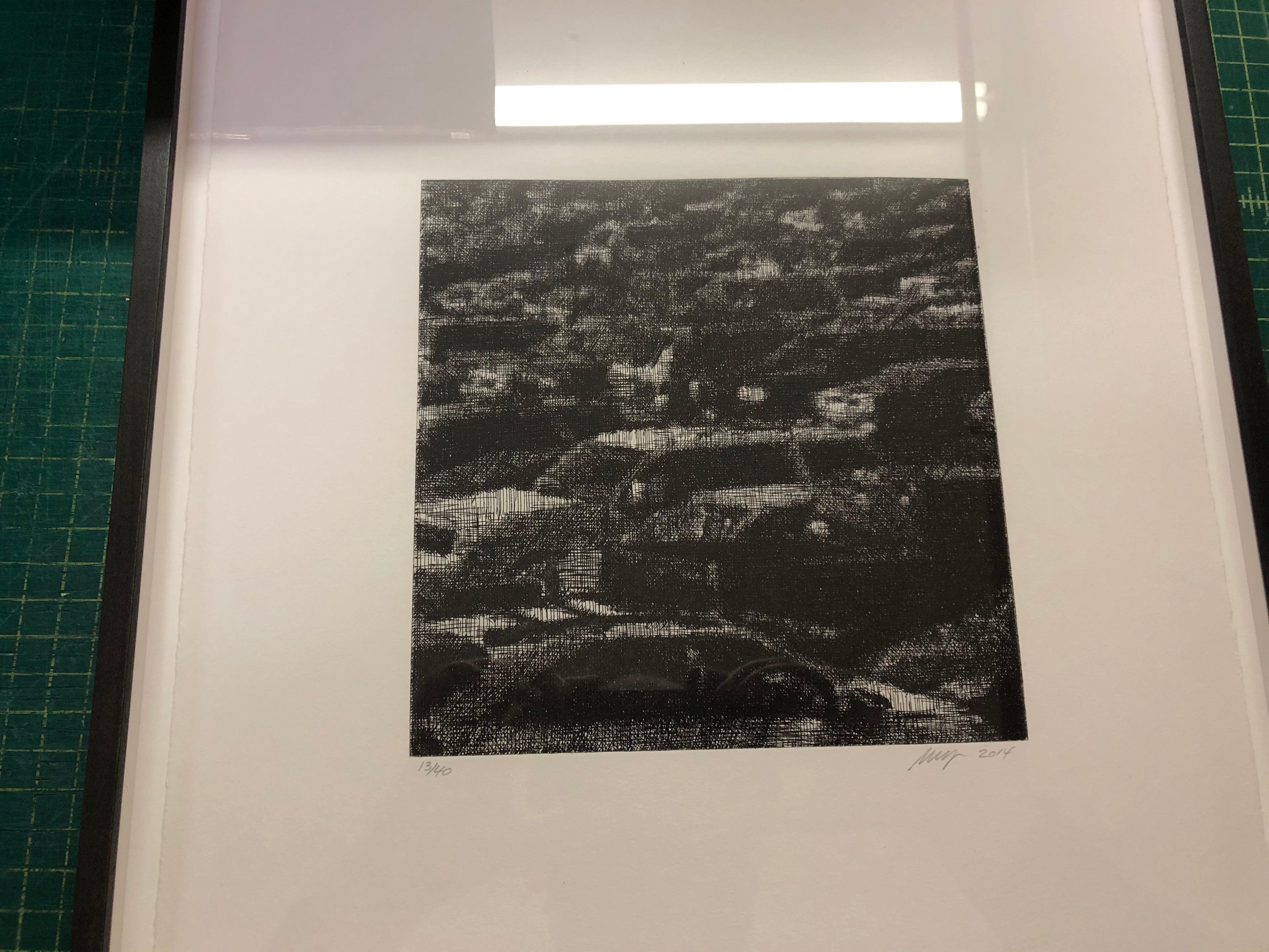 Wayne Gonzales- 'Cars' from the CROWD portfolio- Etching- Signed For Sale 6
