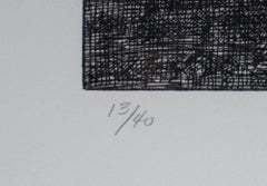 Wayne Gonzales  'Forest' from the CROWD portfolio Etching- Signed
