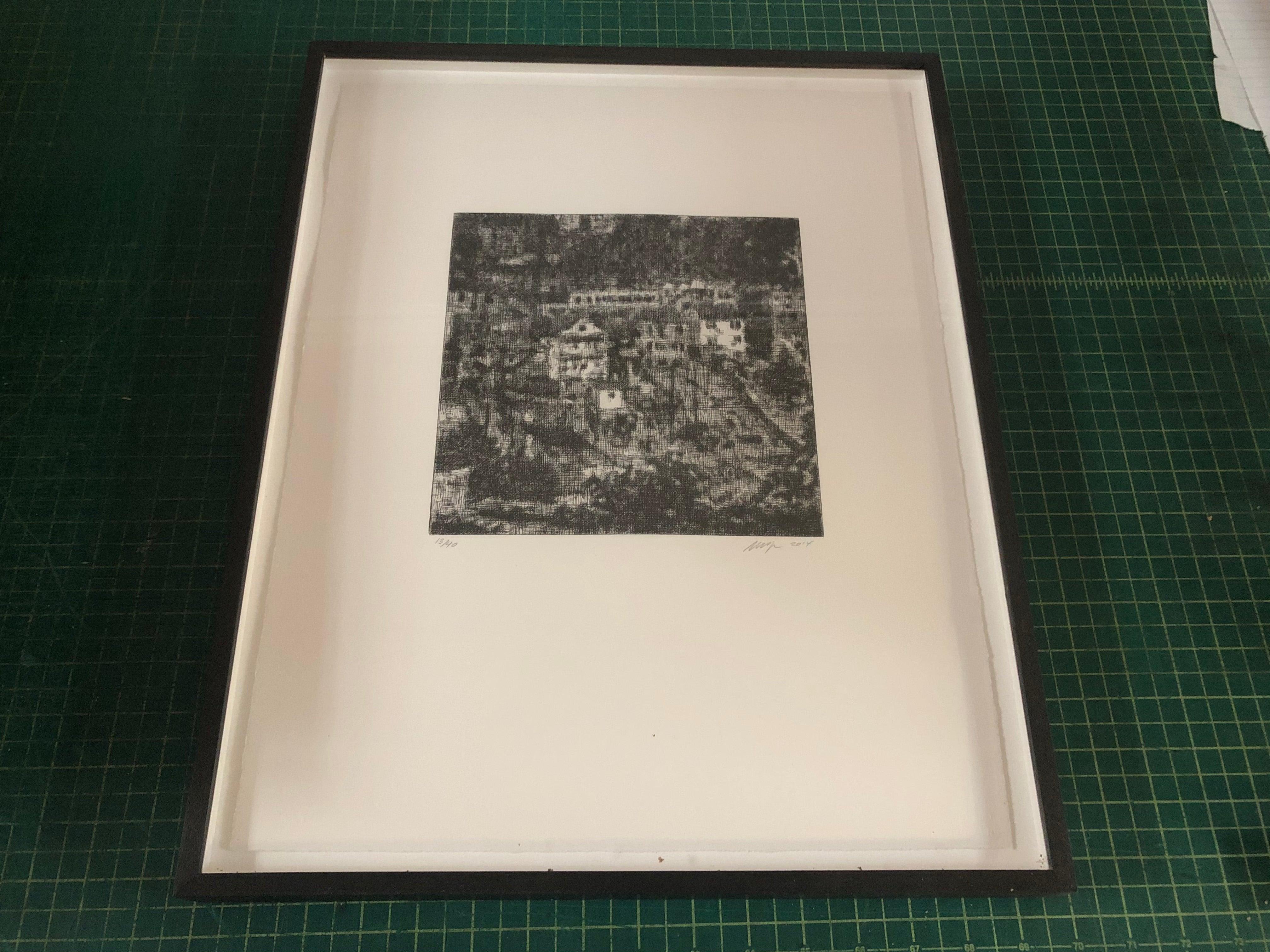 Wayne Gonzales -'Homes' from the CROWD portfolio 2014- Etching- Signed For Sale 3