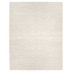 Wayne Hand Woven Contemporary Solid Jute Cotton 10' 0" x 14' 0" Beige Area Rug