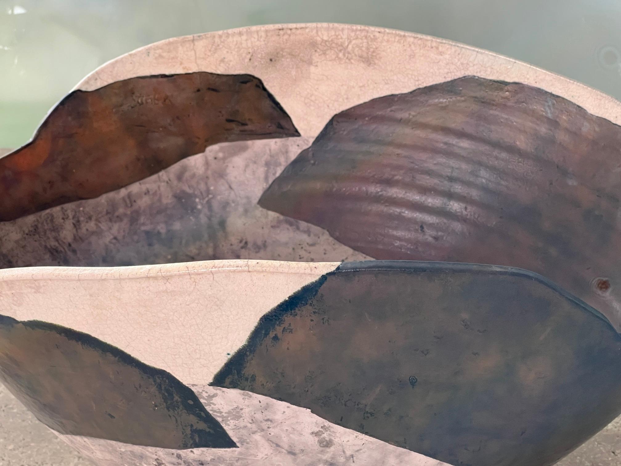 Bol en céramique de la série Landscape de Wayne Higby en vente 9