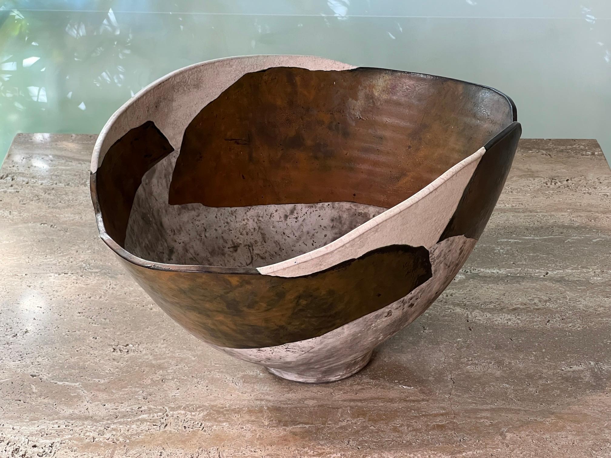 Wayne Higby Ceramic Landscape Series Bowl For Sale 3
