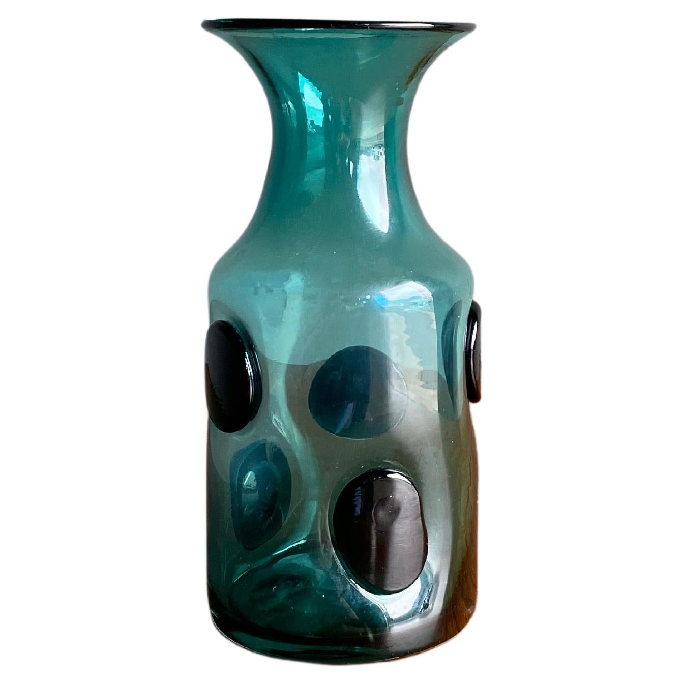 Wayne Husted Art Glass Vase for Blenko, circa 1960