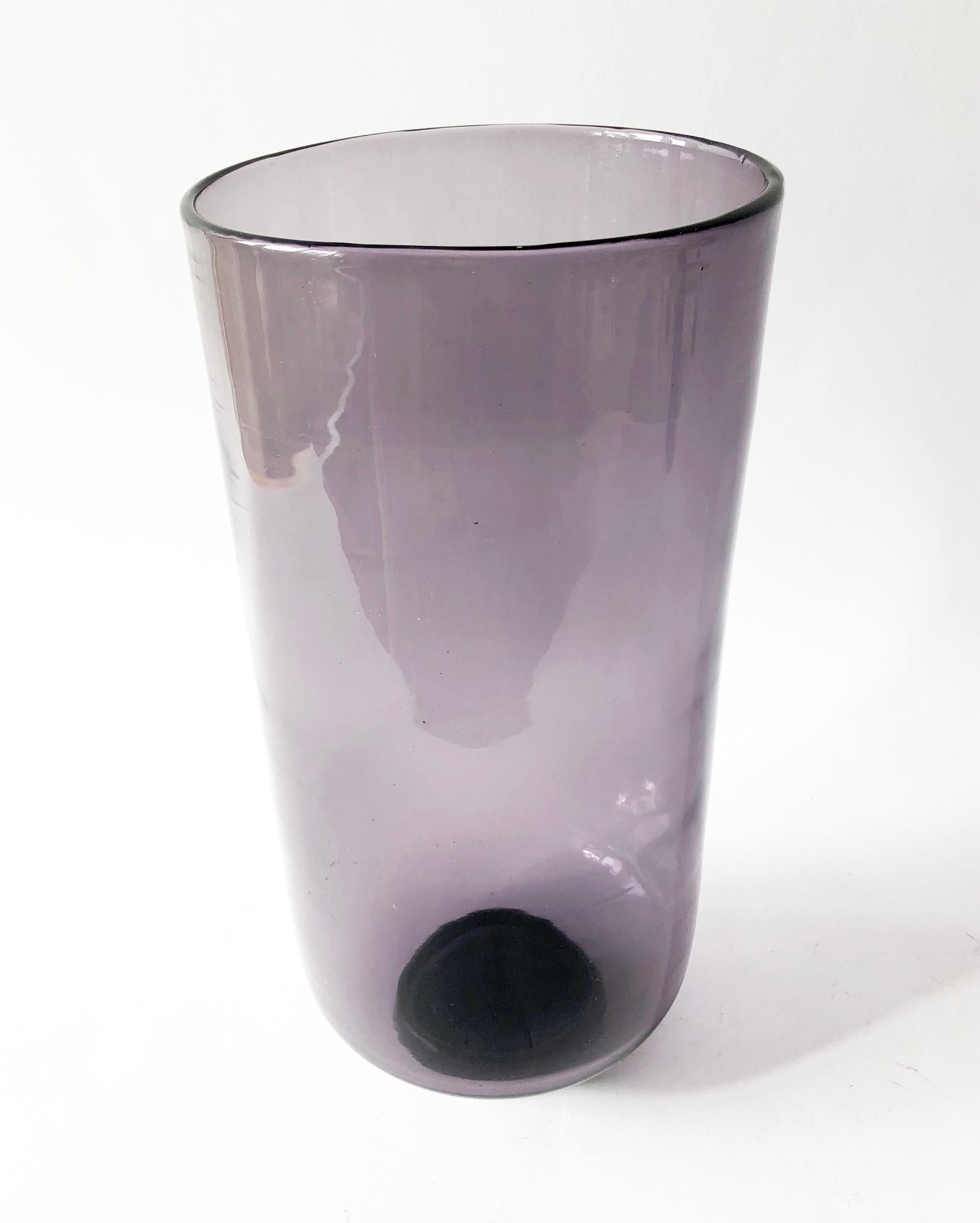 blenko amethyst vase