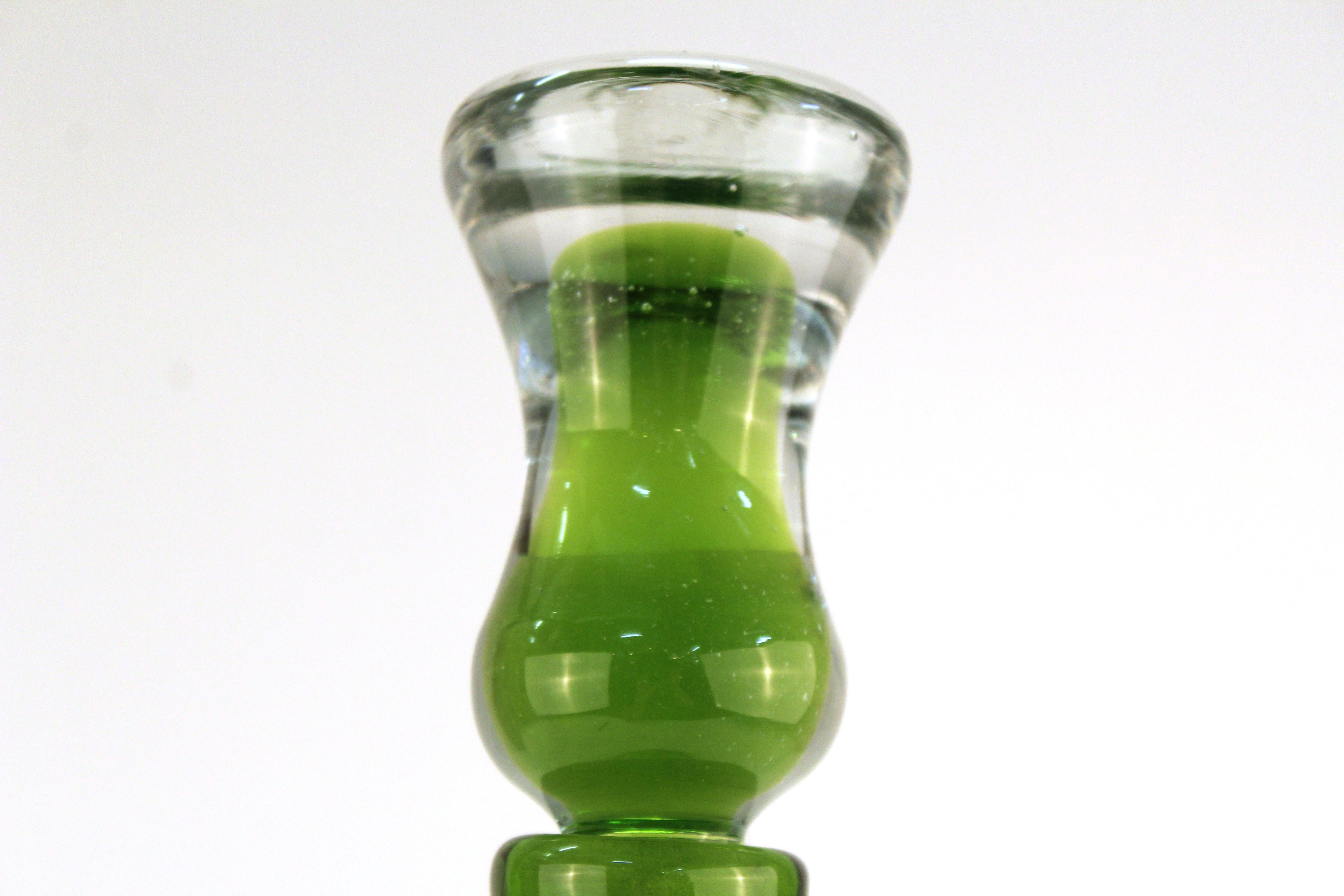 green blenko decanter