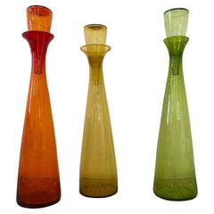 Wayne Husted Large Blenko Bottle 2 Left!