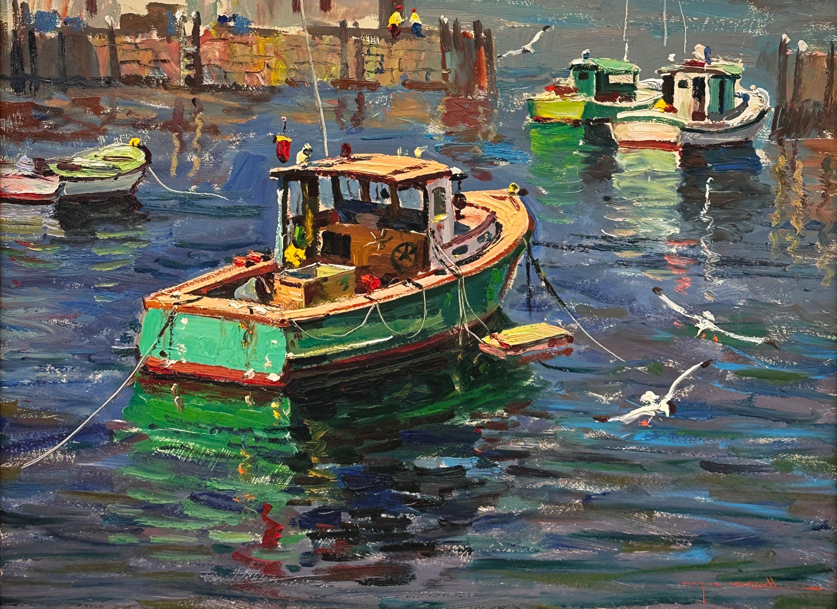 Paintings Of Seascapes With Boats